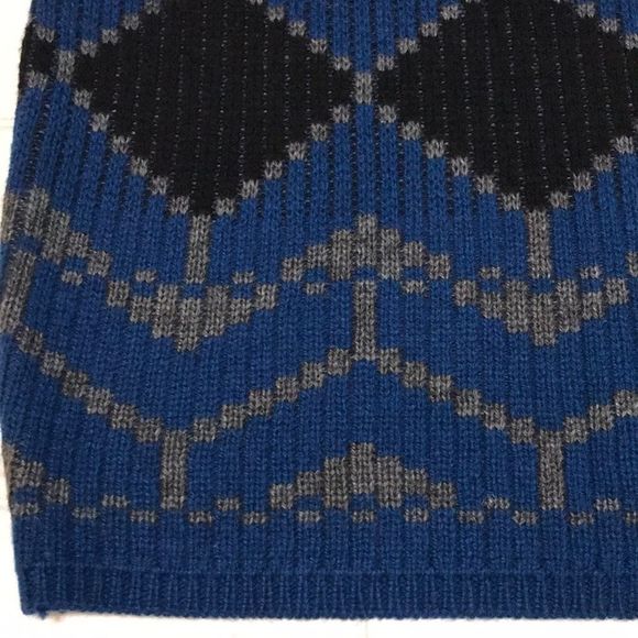 MODA INTERNATIONAL Blue Printed Knit Skirt - Picture 5 of 8